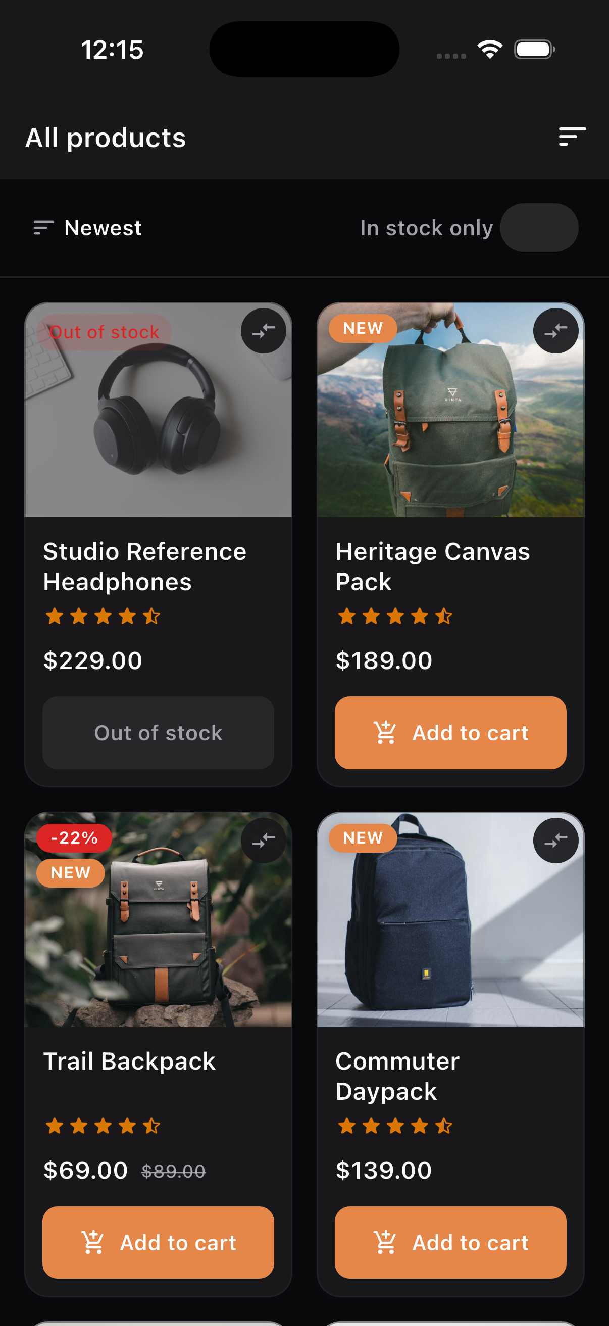 Shop all products